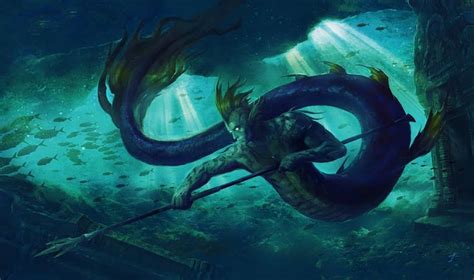 Pin By Mike Holmes On Fantasy Aquatic Folk Science Fiction Artwork