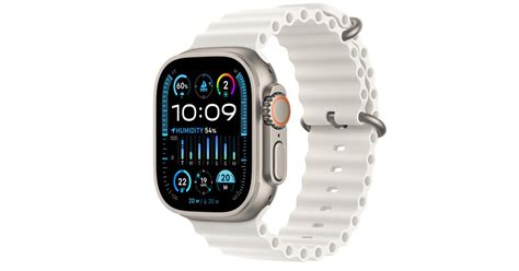Buy Apple Watch Ultra 2 Gps Cellular 49mm Titanium Case With White Ocean Band Apple In