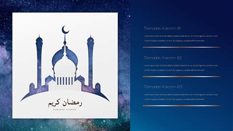 Ramadan Kareem Presentation Powerpoint Templates Design