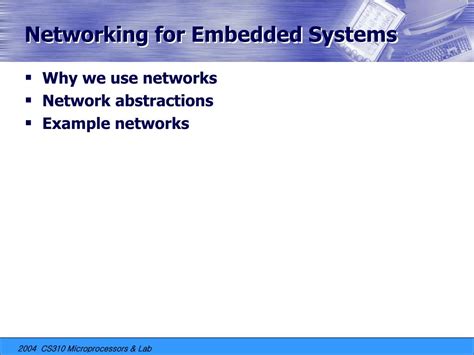 Ppt Networking For Embedded Systems Powerpoint Presentation Free