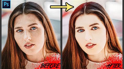 Photoshop Tutorial Skin Softening Smoothing And Healing Spots Photo