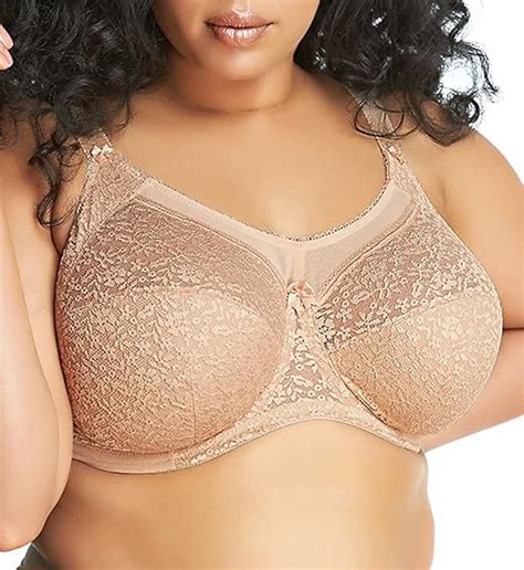 Goddess Womens Plus Size Adelaide Underwire Full Cup Banded Bra Sand