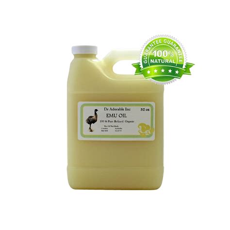 Australian Emu Oil 100 Pure Emu Oil By Dr Adorable 32 Oz 1quart Free Shipping Ebay