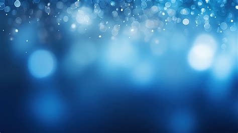 Blue Blur Abstract Background Bokeh Christmas Blurred Beautiful Shiny
