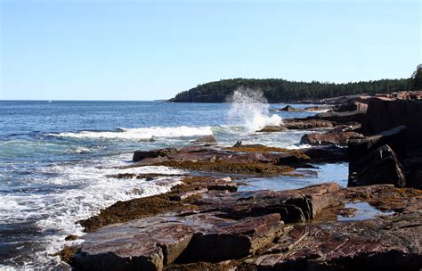 Waves Crashing Acadia National Park 2006 Chris Richards Flickr