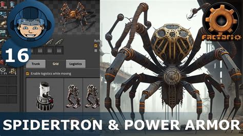 Spidertron And Power Armor Mk2 Step 16 Factorio Megabase Step By Step