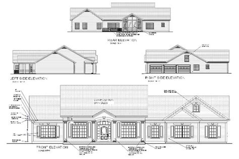 Browse our range of 3 bedroom house plans & home designs. Colonial - Ranch Home Plan: 3 Bdrm, 2097 Sq Ft | House ...