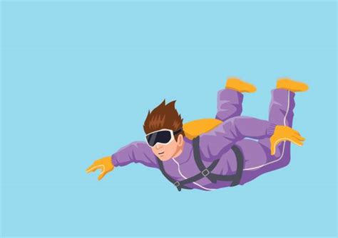 Cartoon Skydiving Stock Photos Pictures And Royalty Free Images Istock