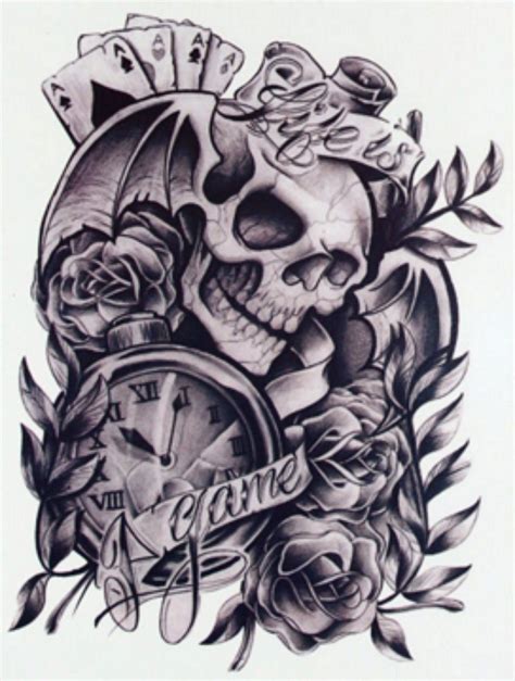 Life Is A Game Tattoo Design Tatuajes Tattoos Chicano Tattoos Body