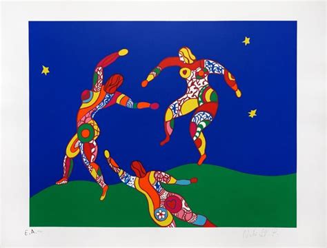 Niki De Saint Phalle La Danse Hommage à Matisse Available For Sale
