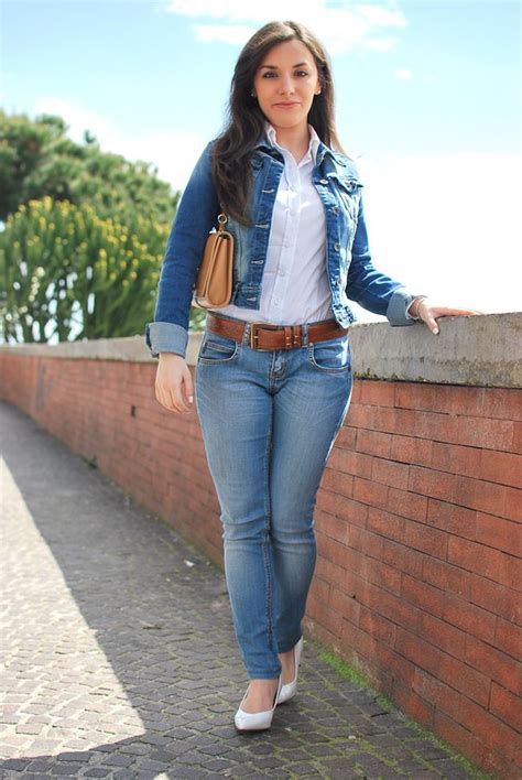 Double Denim 706 Double Denim Fashion Denim Fashion Jeans Outfit Casual