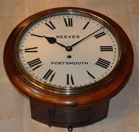 Antiques Atlas A Portsmouth English Fusee Dial Clock Wall Clock Dial