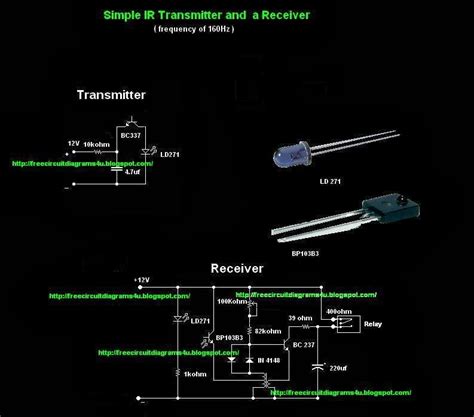 Free Circuit Diagrams 4u Simple Ir Transmitter And A Receiver