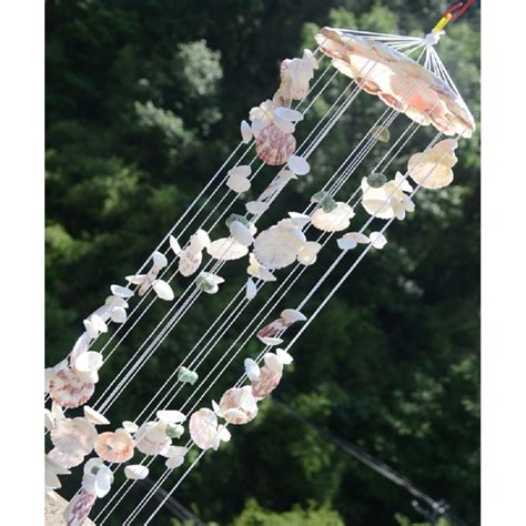Seashell Wind Chime Voice Of The Sea Spiral Natural Conch Shells