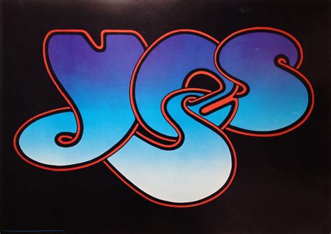 Nostalgipalatset Yes Logo Ca 1973 Promo Poster
