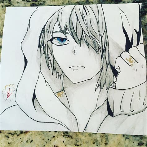 Anime Boy With A Hoodie By Diamondwolf5463 On Deviantart