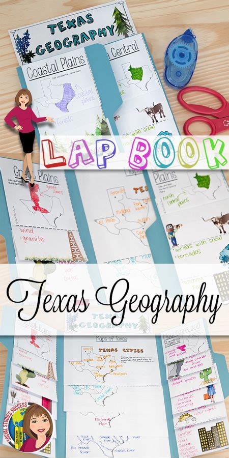 Organize Your Texas Geography Unit With A Regions Of Texas Lap Book