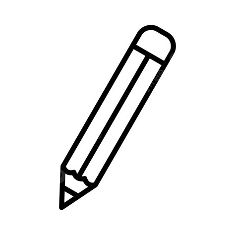 Ikon Garis Pensil Vektor Seri Edit Pena Png Dan Vektor Dengan