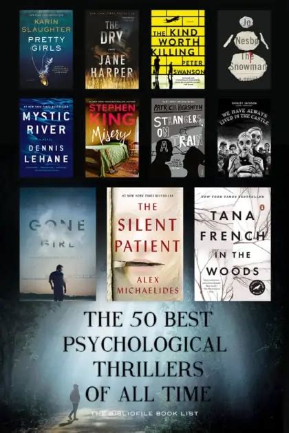 50 Best Psychological Thriller Books Of All Time By Year The Bibliofile