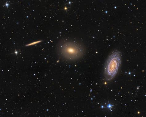 Three Beautiful Galaxies In Draco