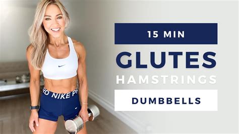 Min Glutes And Hamstrings Workout At Home With Dumbbells Caroline