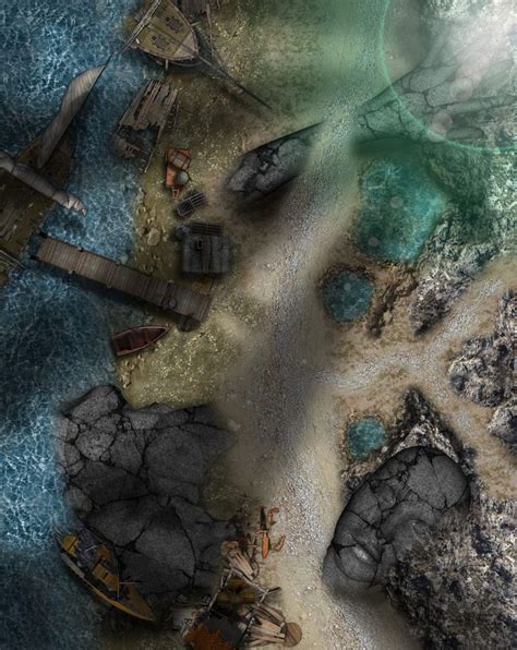 Shipwreck Fantasy Map Dungeon Maps Tabletop Rpg Maps