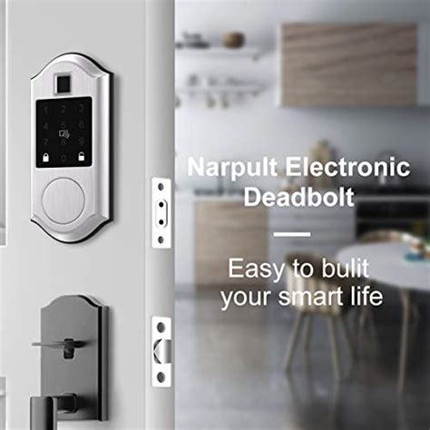 Narpult Fingerprint Smart Lock Keyless Entry Door Lock Electronic