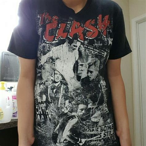 Unisex The Clash Band Tee Music Tee Small T Shirt Music Tees The