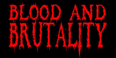 The Art Of Yan Sek Blood And Brutality Logo