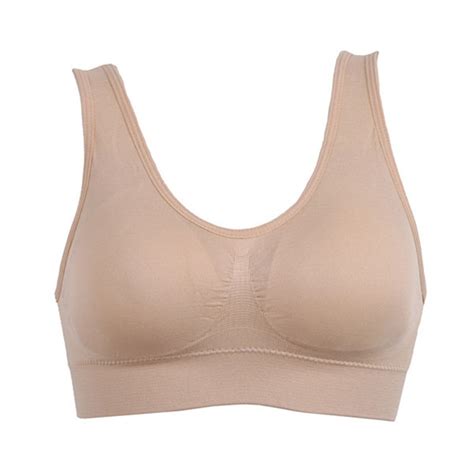 Women Seamless Bras Padded Stretch Workout Top Tank Comfort In Bras