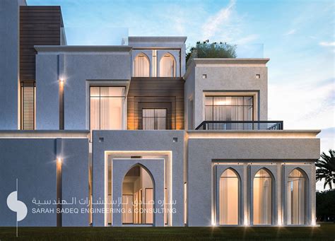 Residential Villa Kuwait On Behance Modern Exterior H