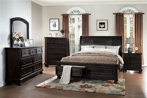 Looking for ideas for your bedroom? Homelegance Begonia Sleigh Platform Storage Bedroom Set ...