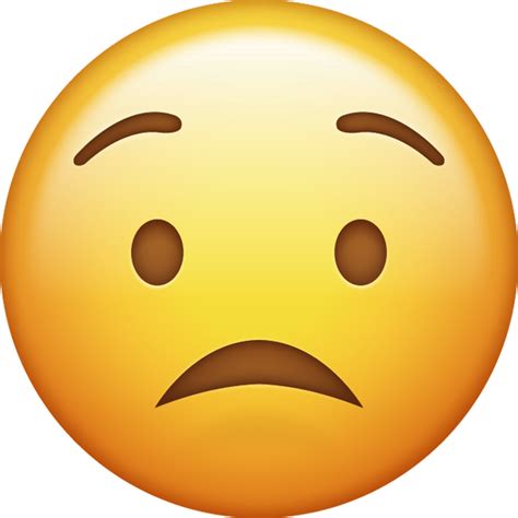 Worried Emoji Free Download Ios Emojis Emoji Island