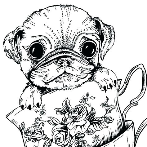 These puppy coloring pages printable are extremely cute and adorable. Dog Coloring Pages for Adults - Best Coloring Pages For Kids
