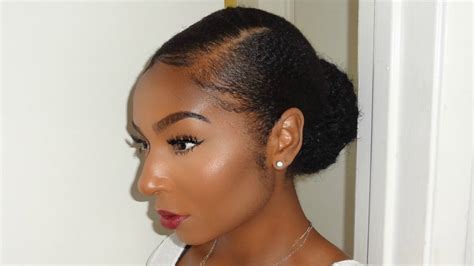 Sleek Bun Natural Hairstyle Photo Credit Youtube The Guardian Nigeria
