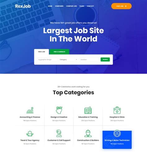 25 Best Job Portal Html5 Website Templates 2019 Templatefor