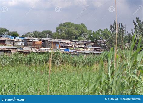 Informal Settlement In Soweto Stock Image Image Of Pretoria Shacks
