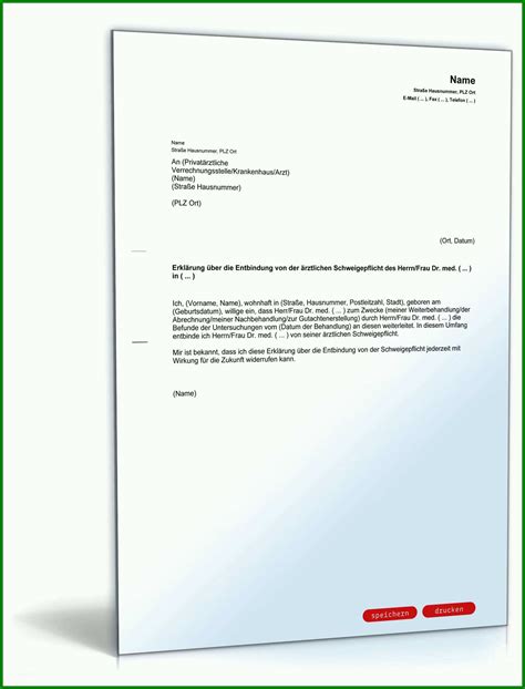 3 a, 63165 mühlheim zweigstelle: Auffällig Entbindung ärztliche Schweigepflicht Musterbrief ...