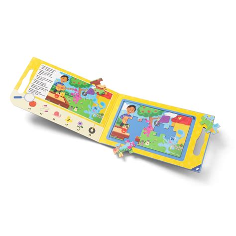 Melissa And Doug Blues Clues And You Take Along Magnetic Jigsaw Puzzles