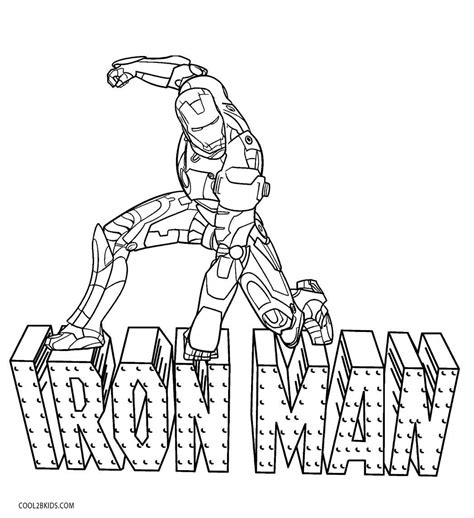 Dibujos De Iron Man Para Colorear Páginas Para Imprimir Gratis