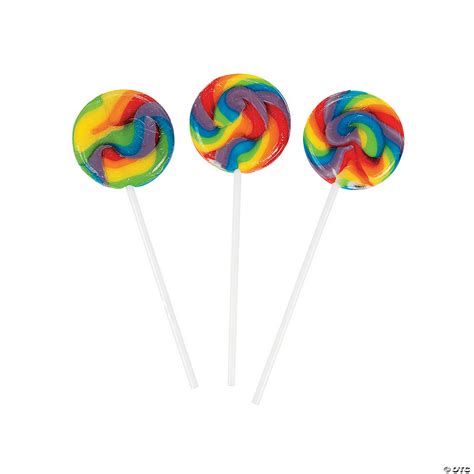Mini Swirl Lollipops Oriental Trading