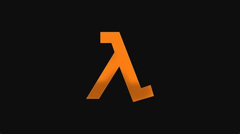 2560x1440 Half Life Emblem Orange 1440p Resolution Wallpaper Hd Games