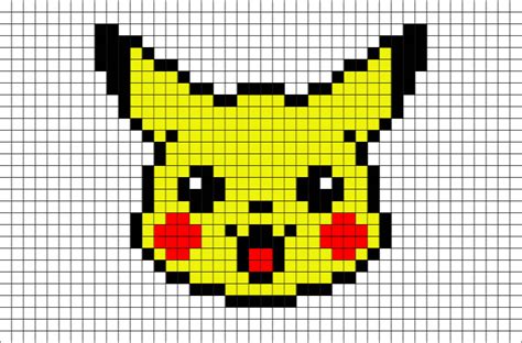 Easy Minecraft Pixel Art Pixel Art Pokemon A Imprimer 31 Idées Et