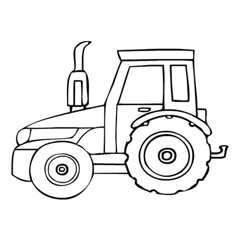You could also print the image using the print button above the image. Tractor Coloring Pages - GetColoringPages.com