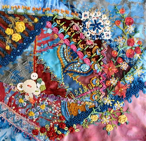 Pin On Crazy Quilting Beading Embroidery 2