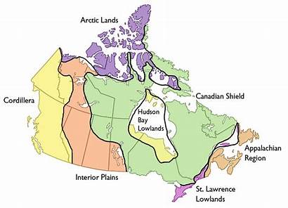 Regions Canada Hudson Bay Canadian Physical Physiographic