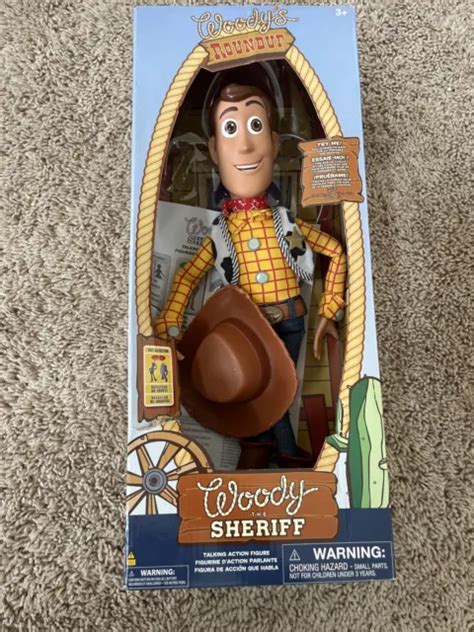 Toy Story Woodys Roundup Talking Woody The Sheriff Open Box 1499