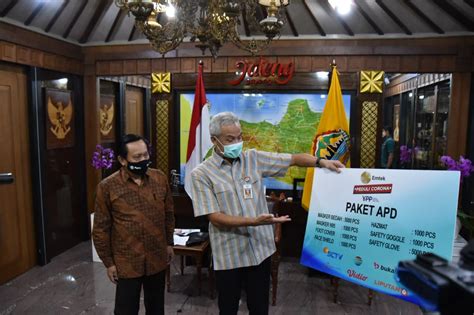 Ganjar Apresiasi Peran Swasta Tangani Covid Pemerintah Provinsi Jawa