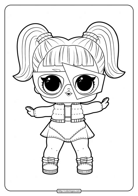 Printable Lol Surprise Glamstronaut Coloring Pages