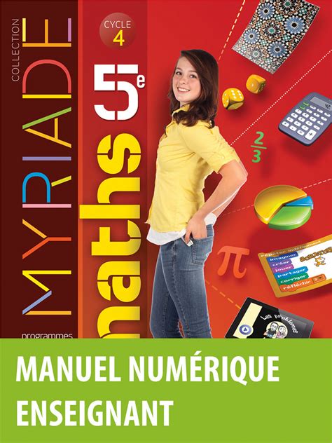 Myriade 5e Manuel Numérique Enseignant Ed 2016 Editions Bordas